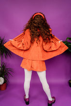 Load image into Gallery viewer, Corduroy Cropped Chore Jacket in Orange