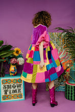 Load image into Gallery viewer, Patchwork Velvet Summer Smock Dress