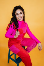 Load image into Gallery viewer, Long Sleeved Turtleneck in Pink Lycra