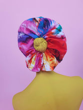 Load image into Gallery viewer, Hair Scrunchie in Rainbow Tie Dye