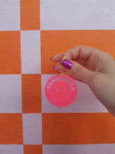 Load image into Gallery viewer, Laser Cut Earrings in Hot Pink