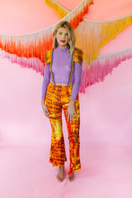 Load image into Gallery viewer, Jersey Flares in Fiery Digital Print - Trouser - Megan Crook