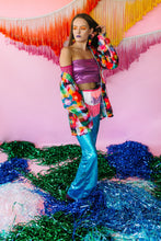 Load image into Gallery viewer, Fringe Sleeve Bandeau in Pink - Top - Megan Crook