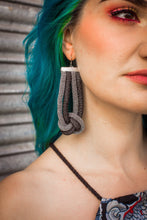 Load image into Gallery viewer, Knot Earrings in Black and Silver - Accessories - Megan Crook