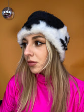 Load image into Gallery viewer, Faux Fur Headband in Cow Print